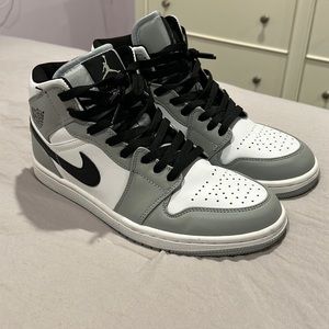 Nike Jordan 1s, high top, smoke grey